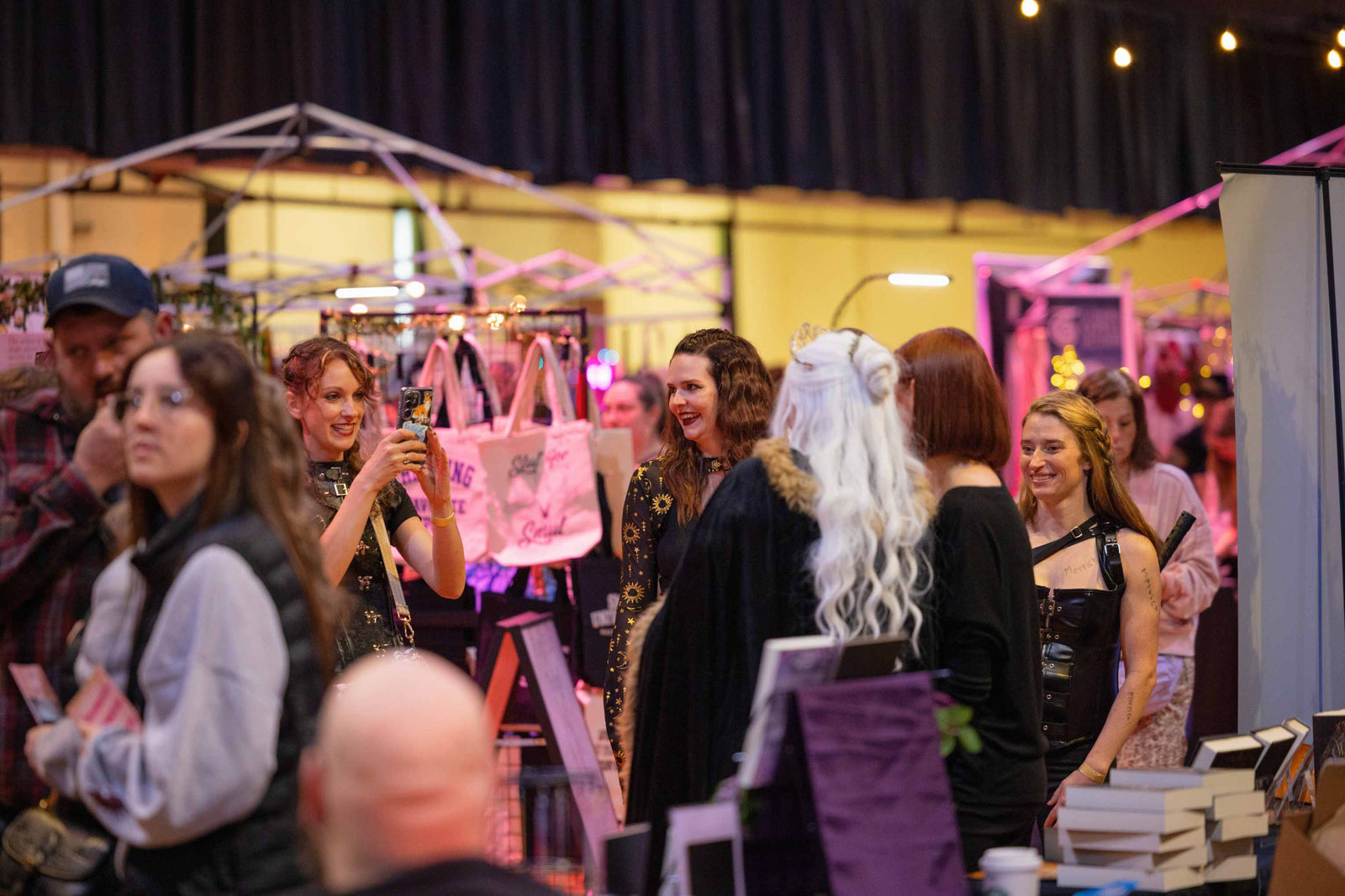 Guests exploring the Market Place